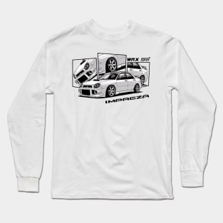 Impreza WRX STI Bugeye, JDM Car Long Sleeve T-Shirt